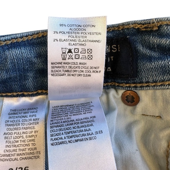 Lucky Brand Mid Rise Ava Jean Shorts - Women’s Size 26 Cuffed - Picture 7 of 9